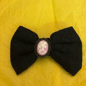 Cameo skull hair bow $5 or 3 for $12